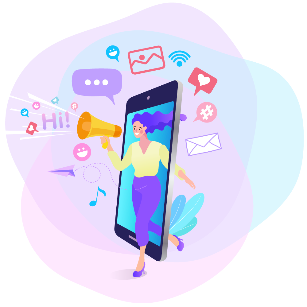 インフルエンサーマーケティングイメージ